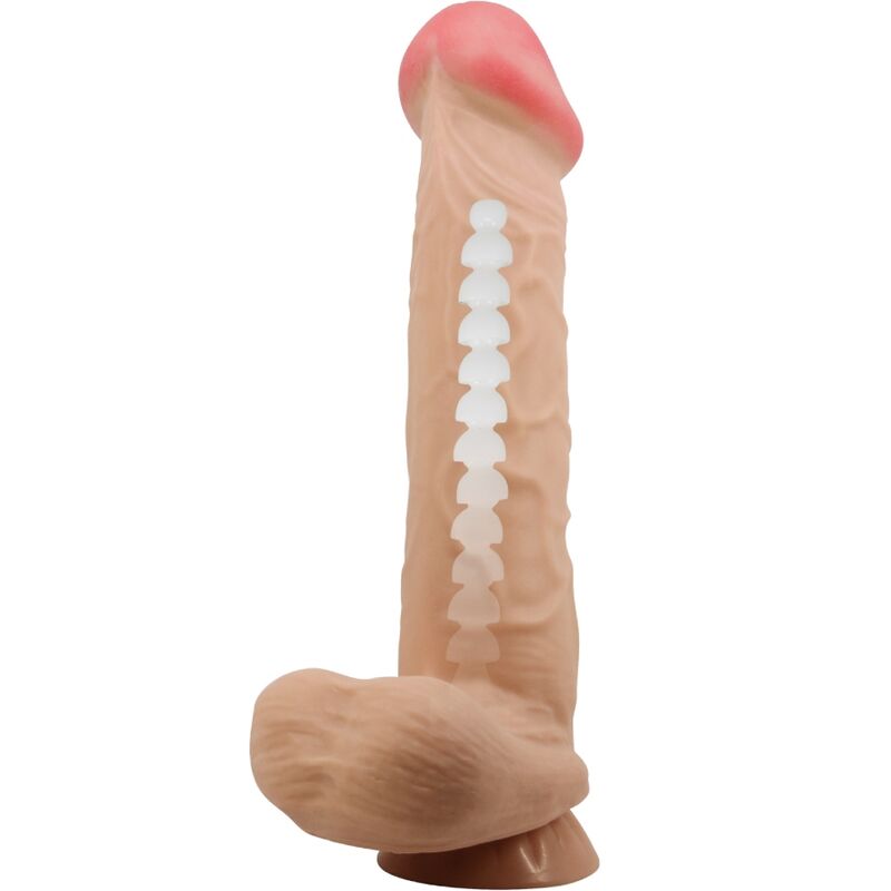 PRETTY LOVE - SLIDING SKIN SERIES REALISTIC DILDO WITH SLIDING SKIN SUCTION CUP 26 CM