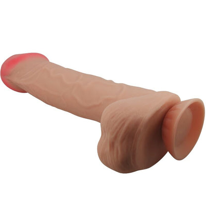 PRETTY LOVE - SLIDING SKIN SERIES REALISTIC DILDO WITH SLIDING SKIN SUCTION CUP 26 CM