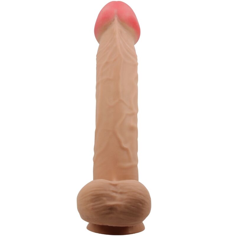 PRETTY LOVE - SLIDING SKIN SERIES REALISTIC DILDO WITH SLIDING SKIN SUCTION CUP 26 CM