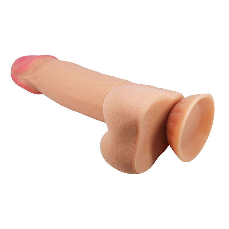 PRETTY LOVE - SLIDING SKIN SERIES REALISTIC DILDO WITH SLIDING SKIN SUCTION CUP 21.8 CM