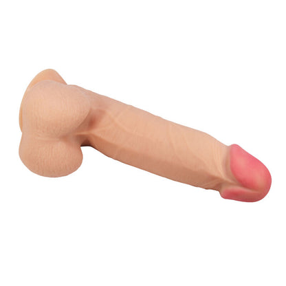 PRETTY LOVE - SLIDING SKIN SERIES REALISTIC DILDO WITH SLIDING SKIN SUCTION CUP 21.8 CM