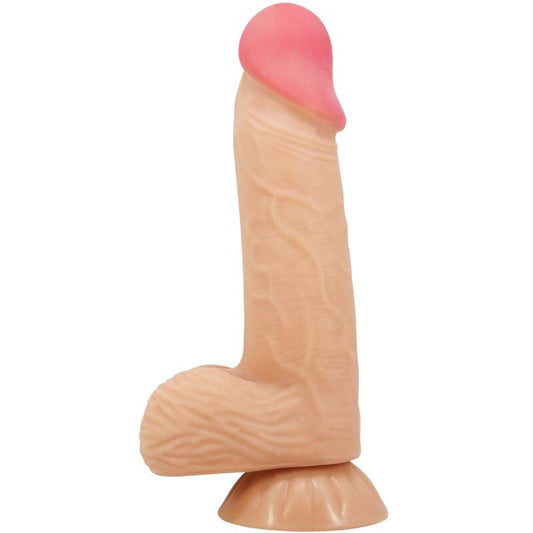 PRETTY LOVE - SLIDING SKIN SERIES DILDO REALÍSTICO CON VENTOSA PIEL DESLIZANTE 20.6 CM