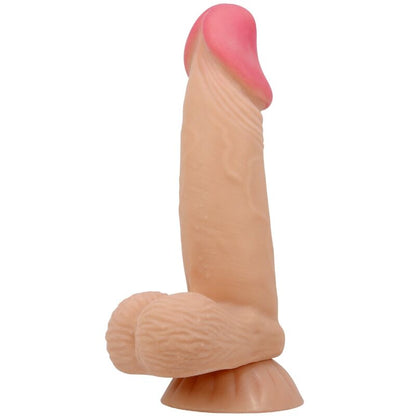 PRETTY LOVE - SLIDING SKIN SERIES REALISTIC DILDO WITH SLIDING SKIN SUCTION CUP 19.4 CM