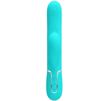 PRETTY LOVE - 3 IN 1 MULTIFUNCTION G-SPOT VIBRATOR PERLITE WATER GREEN