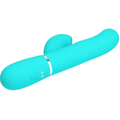 PRETTY LOVE - 3 IN 1 MULTIFUNCTION G-SPOT VIBRATOR PERLITE WATER GREEN