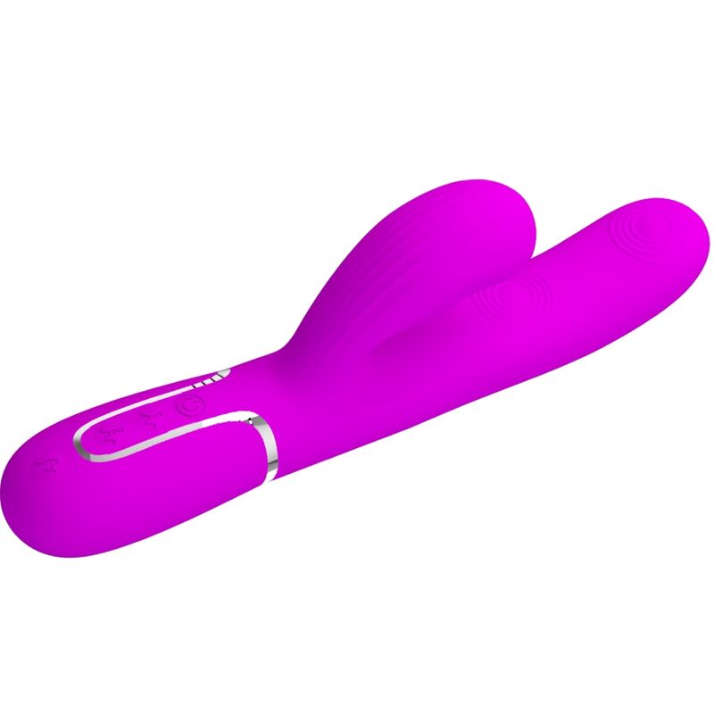 PRETTY LOVE - 3 IN 1 MULTIFUNCTION G-SPOT VIBRATOR PURPLE