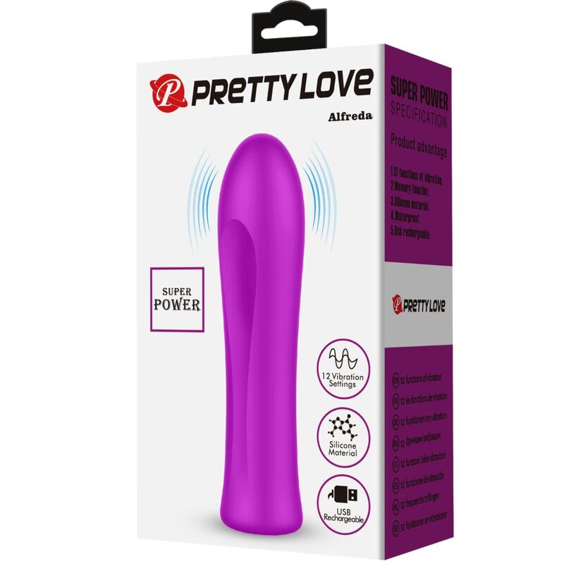 PRETTY LOVE - ALFREDA SUPER POWER VIOLET VIBRATOR