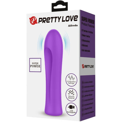 PRETTY LOVE - ALFREDA SUPER POWER VIBRATOR PURPLE