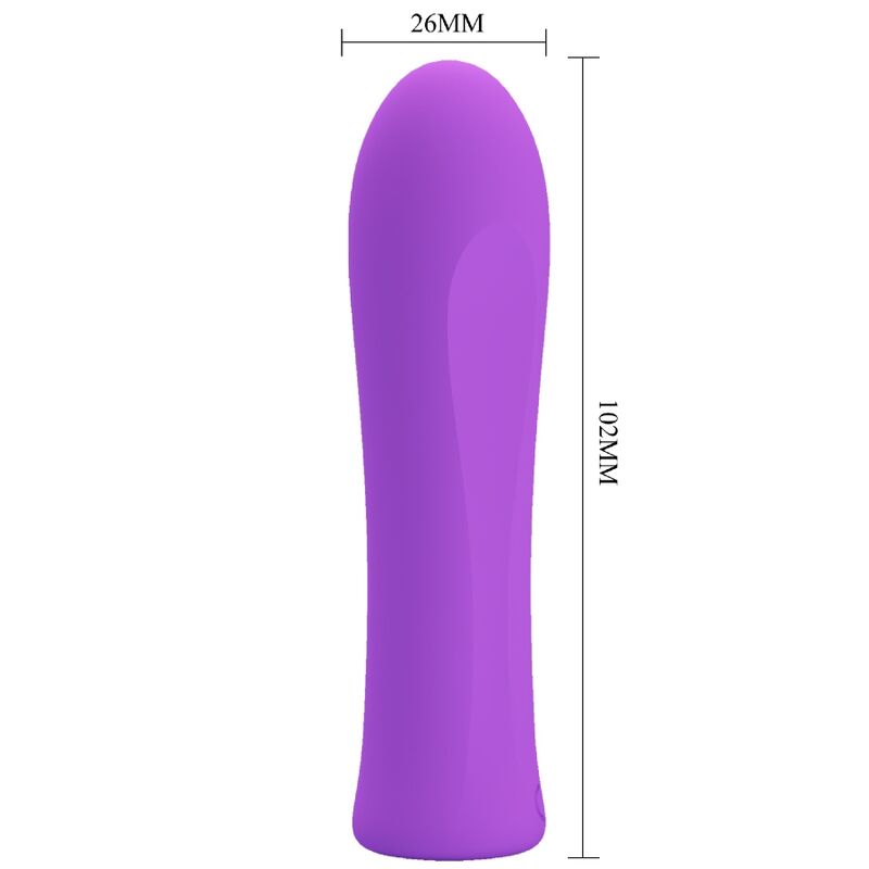 PRETTY LOVE - ALFREDA SUPER POWER VIBRATOR PURPLE