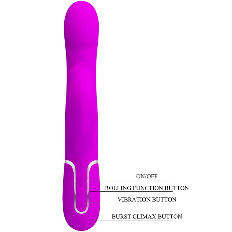 PRETTY LOVE - VIOLET PEARL RABBIT VIBRATOR