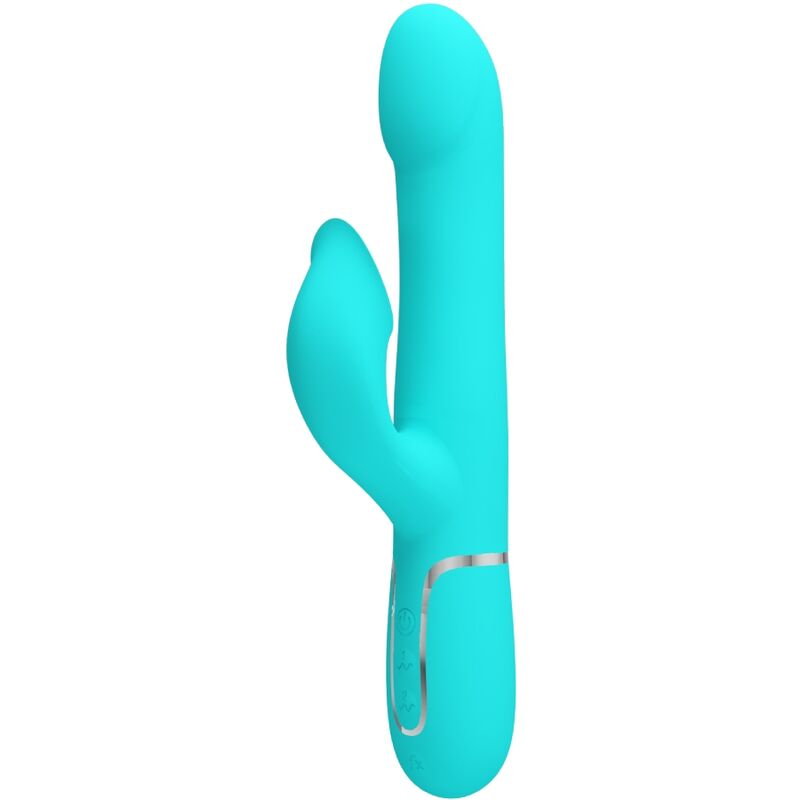 PRETTY LOVE - WATER GREEN PEARL RABBIT VIBRATOR