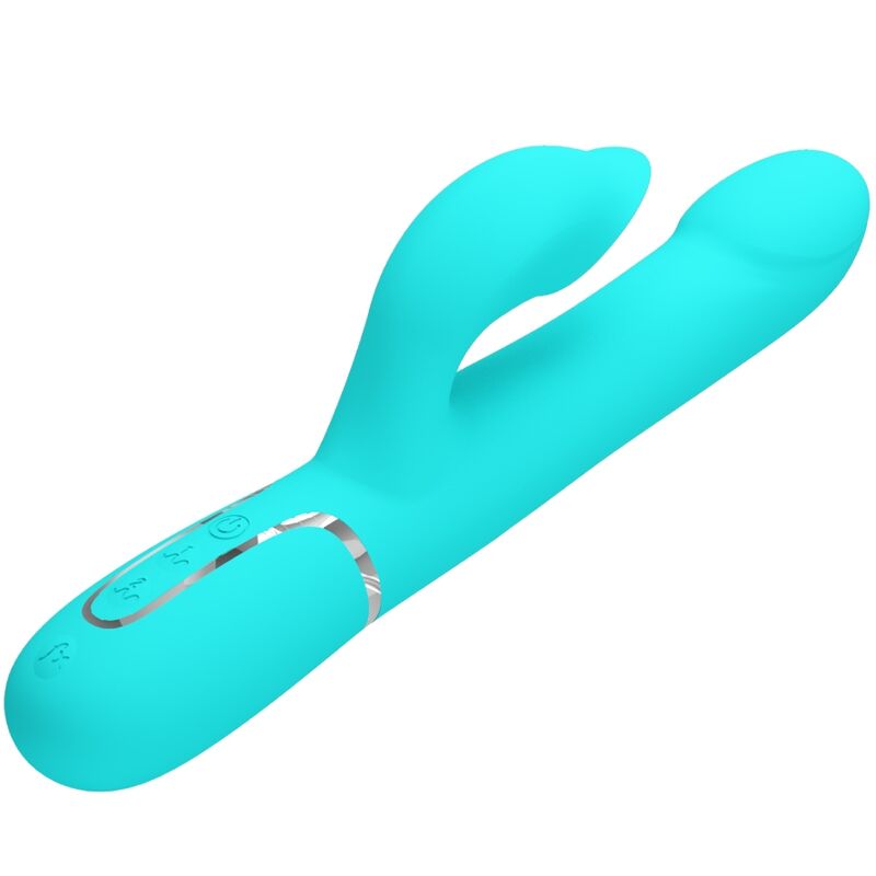 PRETTY LOVE - WATER GREEN PEARL RABBIT VIBRATOR