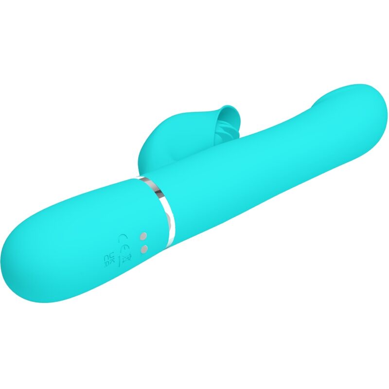 PRETTY LOVE - WATER GREEN PEARL RABBIT VIBRATOR