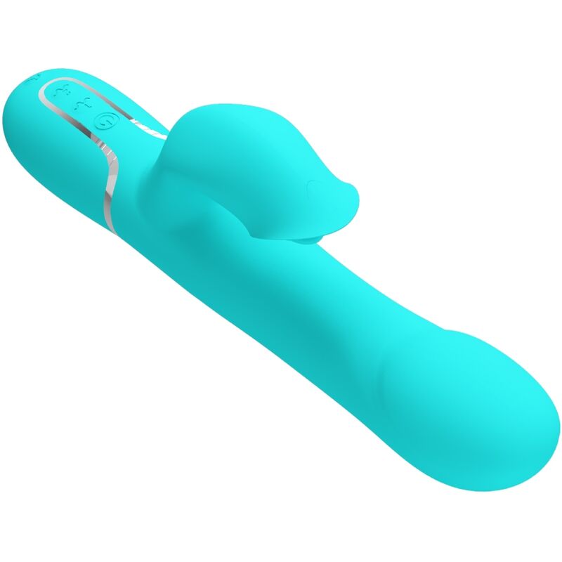 PRETTY LOVE - WATER GREEN PEARL RABBIT VIBRATOR