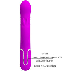 PRETTY LOVE - COALE RABBIT VIBRATOR PURPLE PEARLS