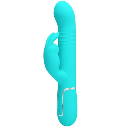 PRETTY LOVE - COALE RABBIT VIBRATOR WATER GREEN PEARLS