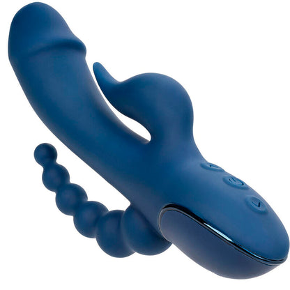 CALEXOTICS - TRIPLE ORGASM BLUE VIBRATOR