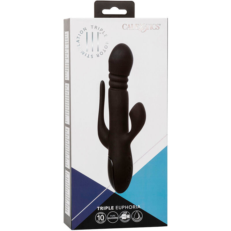 CALEXOTICS - EUPHORIA TRIPLE VIBRATOR BLACK