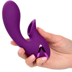 CALEXOTICS - HUNTINGTON BEACH HEARTBREAKER STIMULATOR & SUCTIONER PURPLE BY CALIFORNIA DREAMING