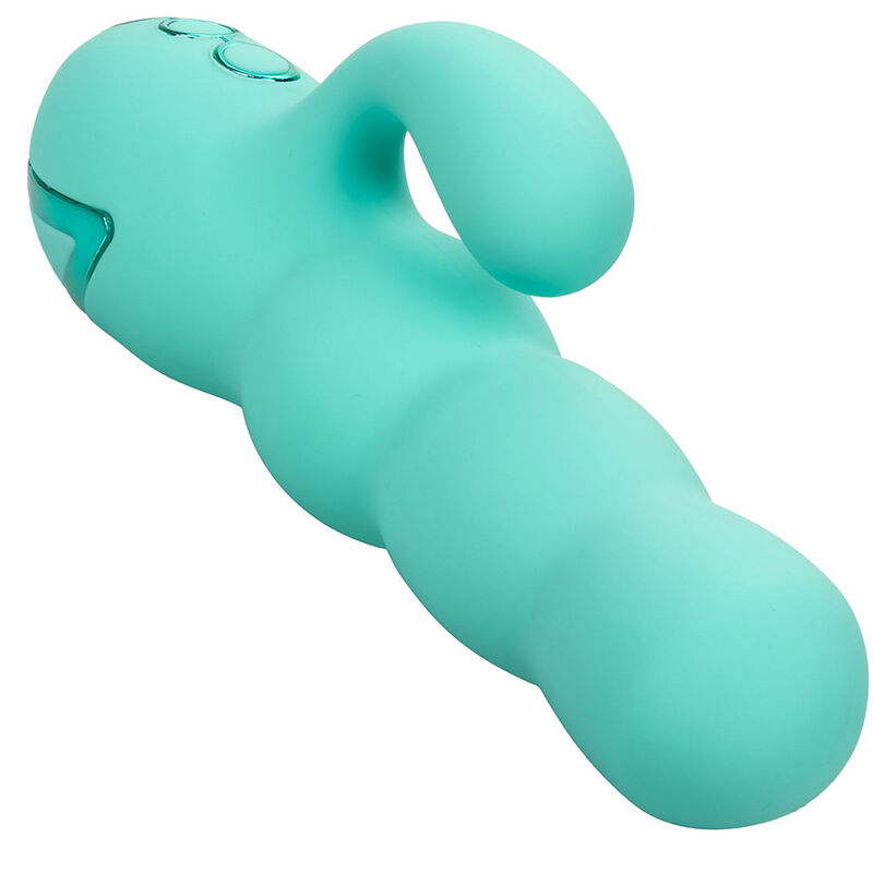 CALEXOTICS - DEL MAR DIVA VIBRATOR RABBIT WATER GREEN BY CALIFORNIA DREAMING