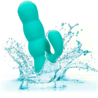 CALEXOTICS - DEL MAR DIVA VIBRATOR RABBIT WATER GREEN BY CALIFORNIA DREAMING