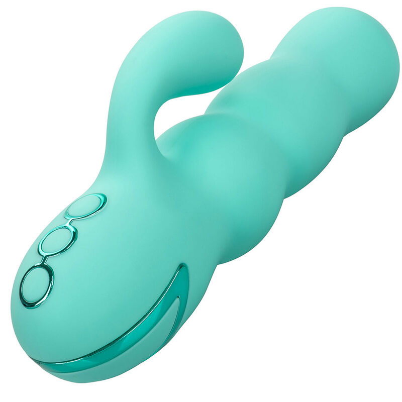 CALEXOTICS - DEL MAR DIVA VIBRATOR RABBIT WATER GREEN BY CALIFORNIA DREAMING