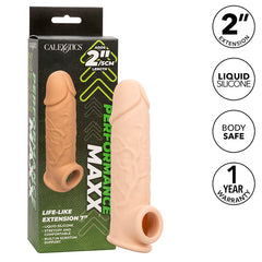 CALEXOTICS - PERFORMANCE MAXX EXTENSIÓN REALISTA 7 PIEL CLARO