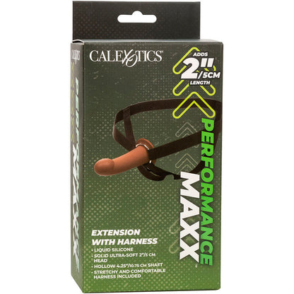 CALEXOTICS - PERFORMANCE MAXX EXTENSION WITH HARNESS DARK SKIN