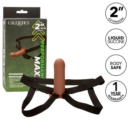 CALEXOTICS - PERFORMANCE MAXX EXTENSION WITH HARNESS DARK SKIN