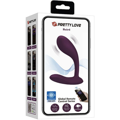 PRETTY LOVE - BAIRD G-SPOT 12 VIBRATIONS RECHARGEABLE LILAC APP