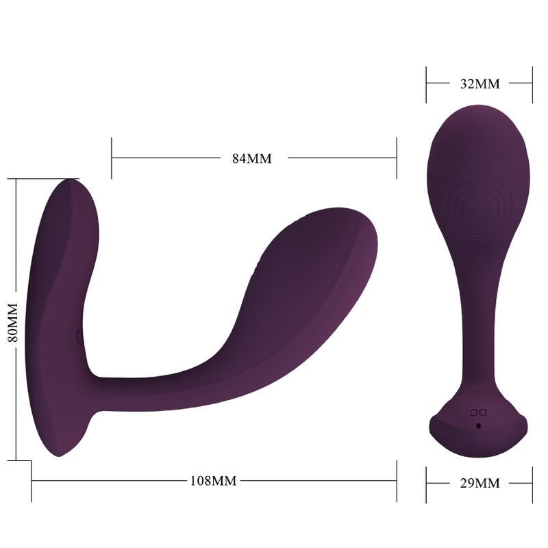 PRETTY LOVE - BAIRD G-SPOT 12 VIBRATIONS RECHARGEABLE LILAC APP