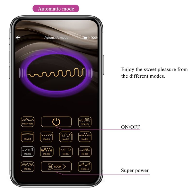 PRETTY LOVE - BAIRD G-SPOT 12 VIBRATIONS RECHARGEABLE LILAC APP