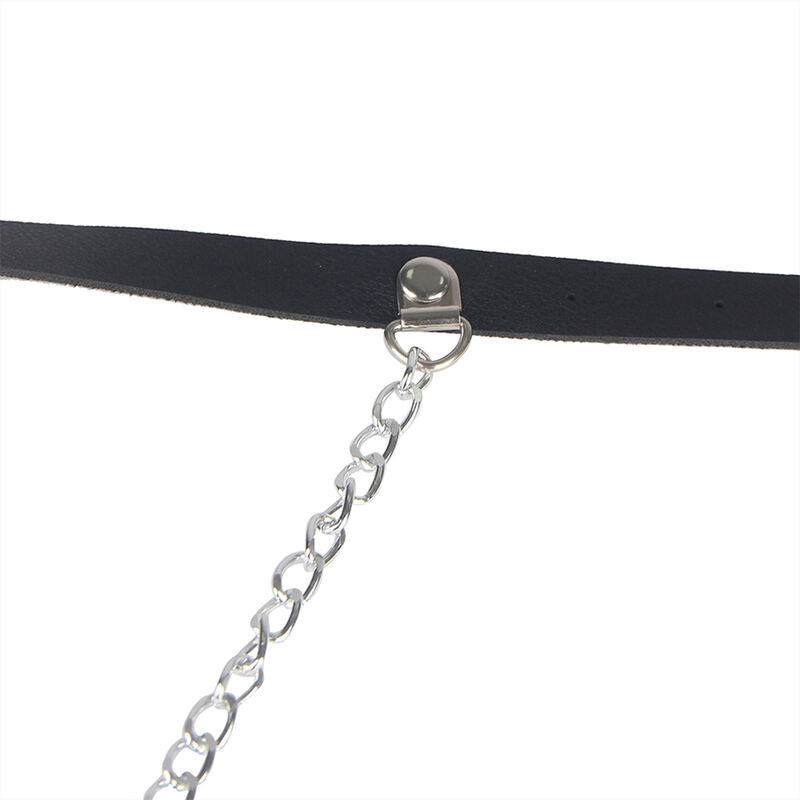 SUBBLIME - BLACK LEATHER BELT SHAPED HARNESS ONE SIZE