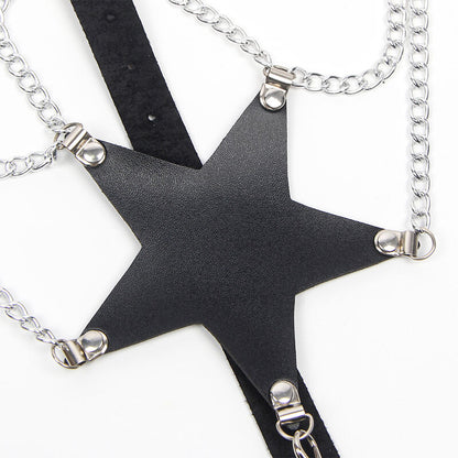 SUBBLIME - FULL BODY HARNESS STAR CHAIN ​​DETAIL ONE SIZE