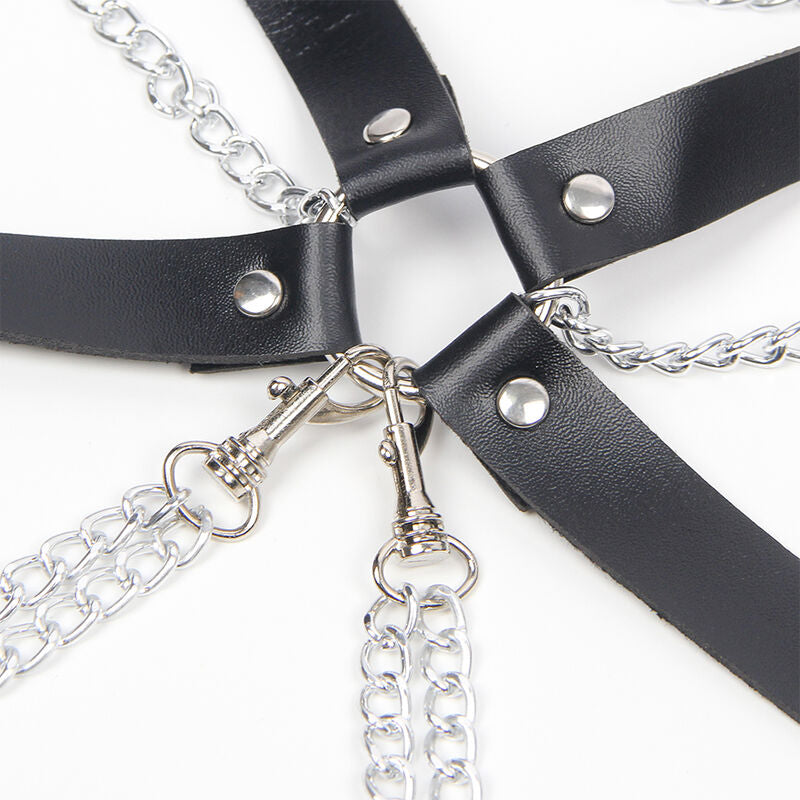 SUBBLIME - HARNESS BRA CHAIN ​​DETAIL ONE SIZE