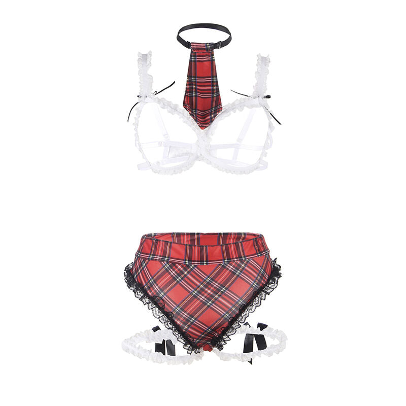 SUBBLIME - SEXY SCHOOLGIRL COSTUME WITH S/M BRA