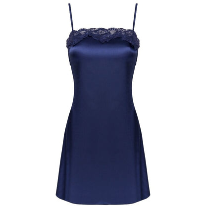 LIVCO CORSETTI FASHION - JACQUELINE LC 90249 ROBE + SHIRT + PANTY NAVY BLUE S/M