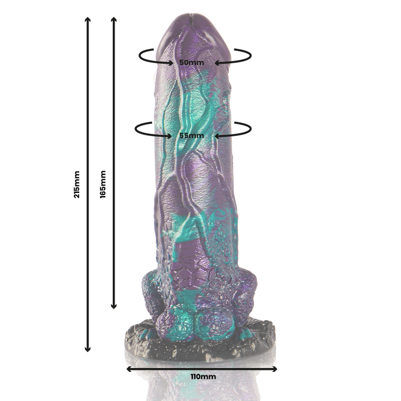 EPIC - BASILISK DOUBLE PLEASURE SCARY DILDO LARGE SIZE