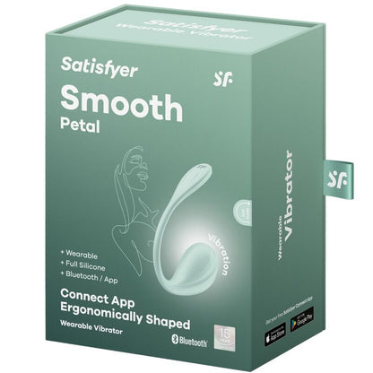 SATISFYER - SMOOTH PETAL G-SPOT STIMULATOR WATER GREEN FREE APP