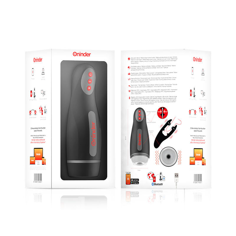 ONINDER - SEOUL COMPRESSION AND VIBRATION MALE MASTURBATOR - FREE APP