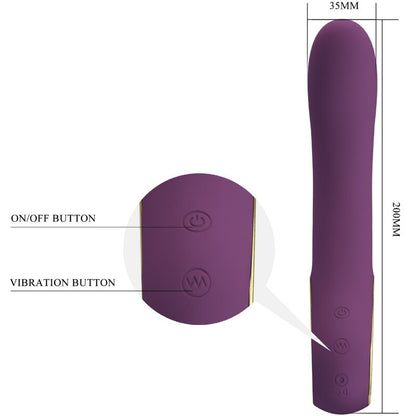 PRETTY LOVE - ETHAN RECHARGEABLE VIBRATOR LILAC