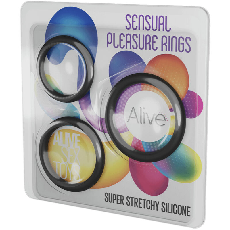 ALIVE - KIT THREE SENSUAL PLEASURE RINGS