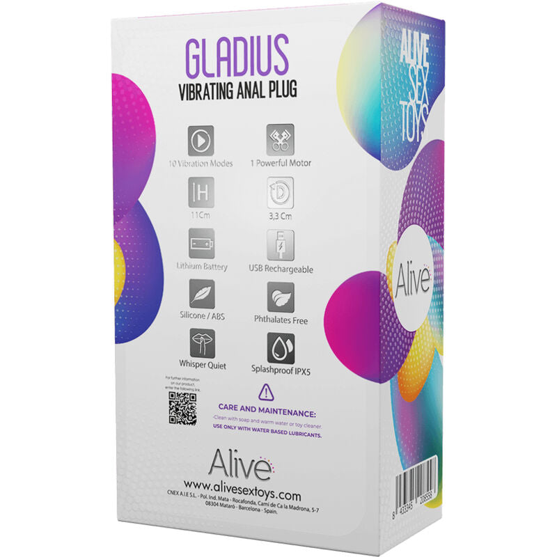 ALIVE - GLADIUS ANAL VIBRATOR PLUG