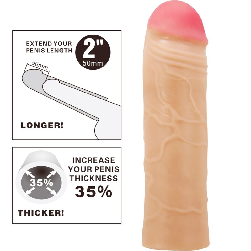 PRETTY LOVE - CHANE NATURAL PENIS EXTENDER COVER