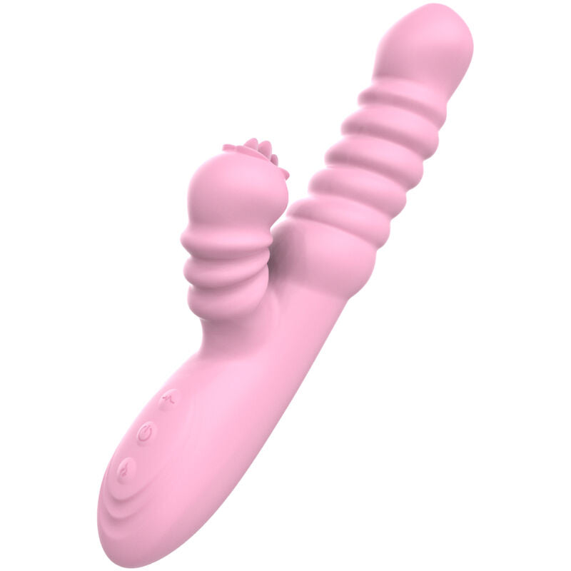 ARMONY - MULTIFUNCTION VIBRATOR WITH STIMULATING TONGUE AND HEAT EFFECT PINK