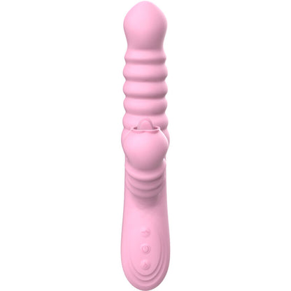 ARMONY - MULTIFUNCTION VIBRATOR WITH STIMULATING TONGUE AND HEAT EFFECT PINK