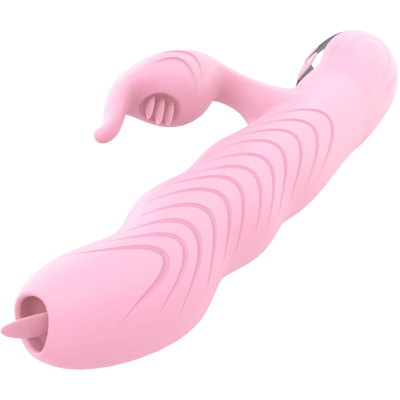 ARMONY - MARCIA VIBRATOR &amp; THRUSTING DOUBLE TONGUE HEAT EFFECT PINK