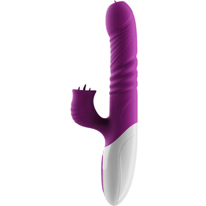 ARMONY - VIBRATOR &amp; THRUSTING DOUBLE TONGUE HEAT EFFECT VIOLET