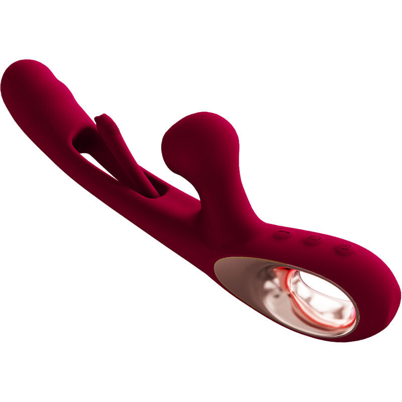 ARMONY - IMPACT SWING VIBRATOR &amp; DUAL STIMULATOR MODEL 2 BORDEAUX