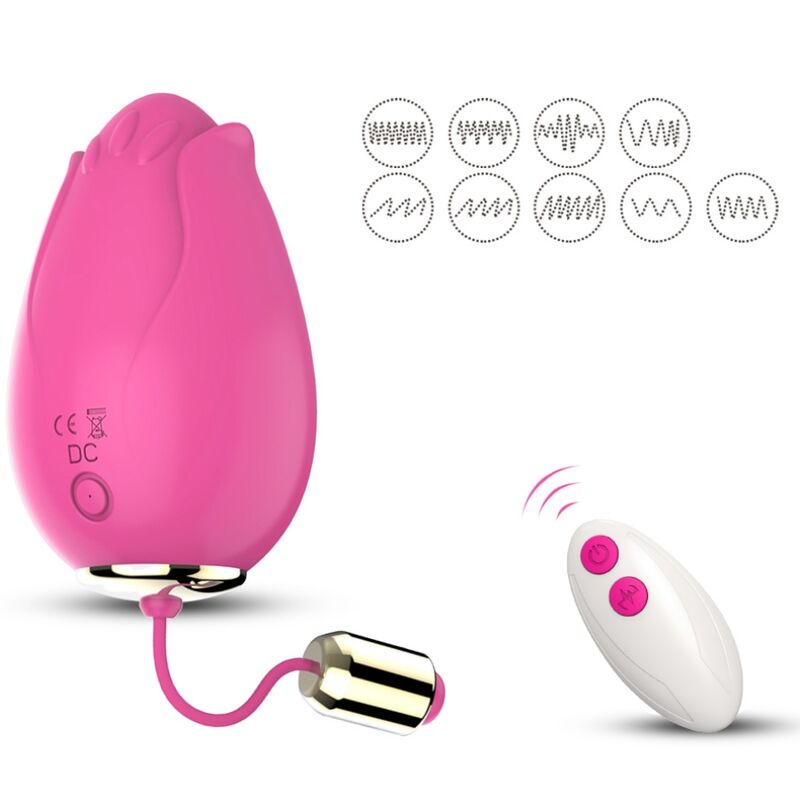 ARMONY - MANDALA VIBRATING EGG G-SPOT REMOTE CONTROL FUCHSIA